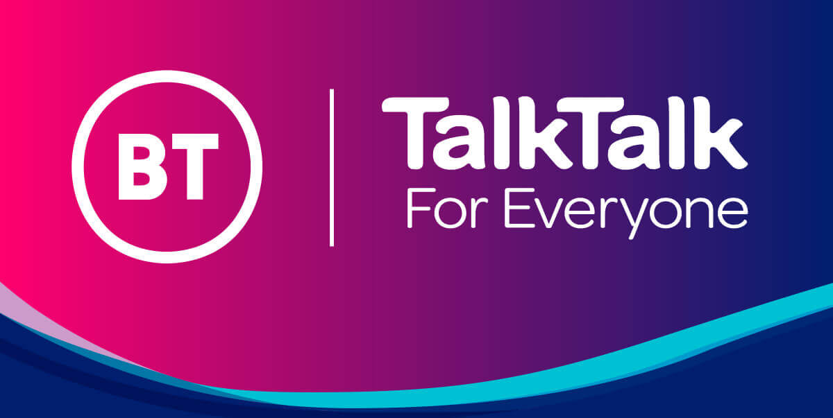BT and TalkTalk logos