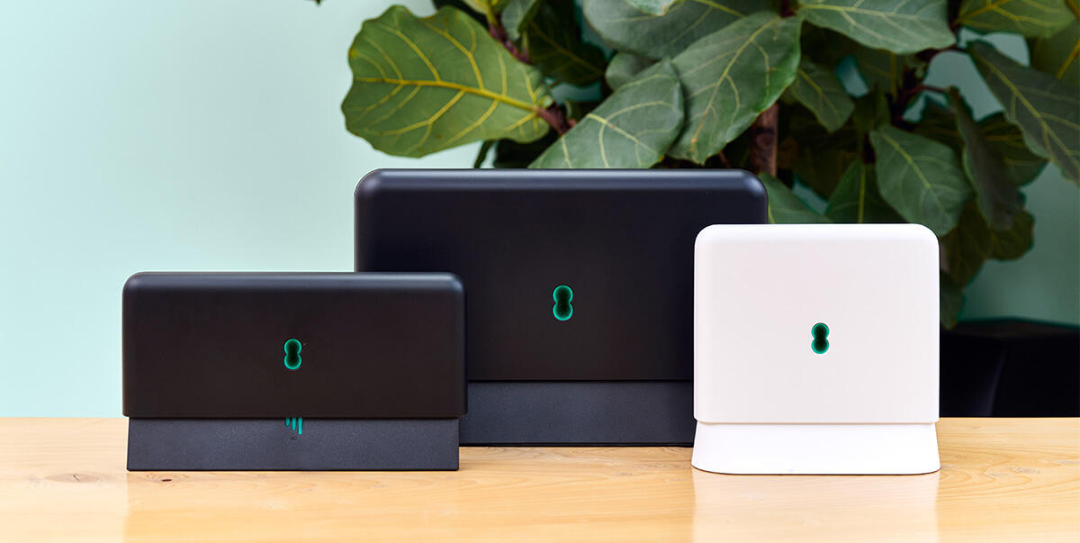 A group of EE broadband routers