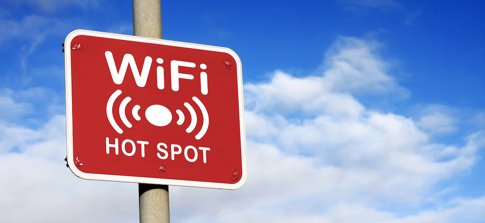 tethering creates what is known as a wifi 'hotspot'