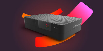 Image of Virgin Media TV 360 set-top box features